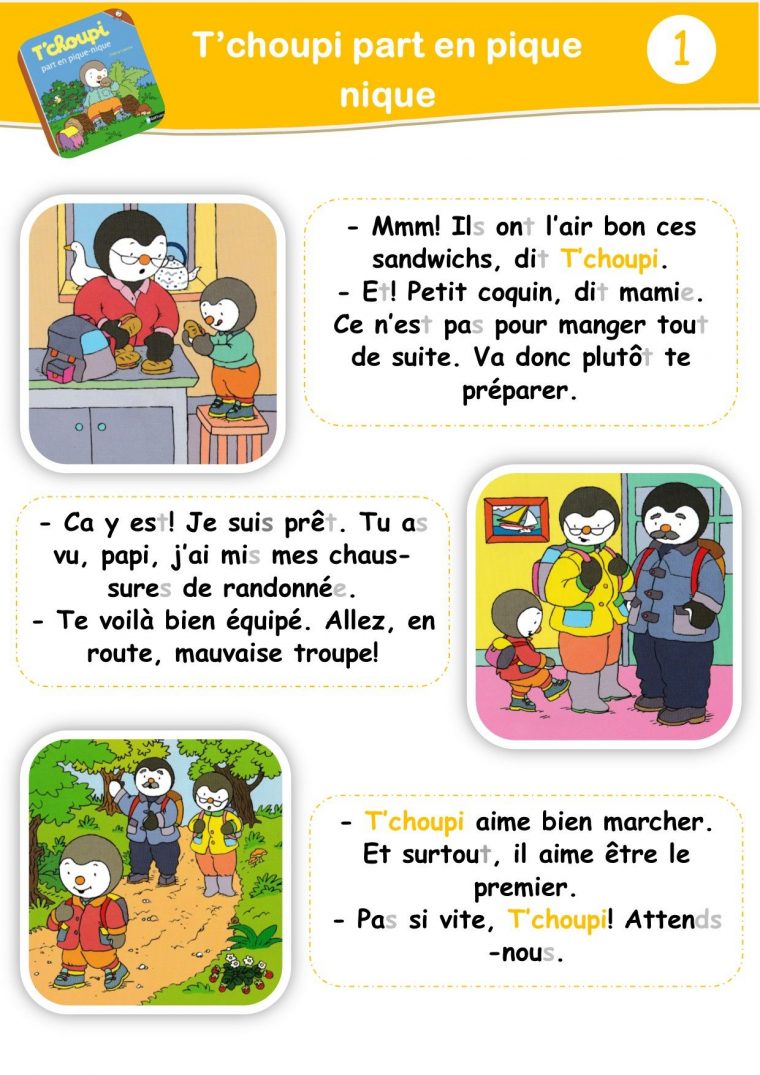 Tapuscrit De T'Choupi | Apprendre Le Français, Programme avec Lecture Suivie Petit Ogre Veut Apprendre ? Lire