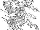 Tattoo Dragon - Tattoos Coloring Pages For Adults - Just tout Coloriage Dragon Chinois