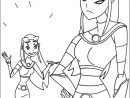 Teen Titans Go Starfire Coloring Pages Sketch Coloring Page pour Dessin