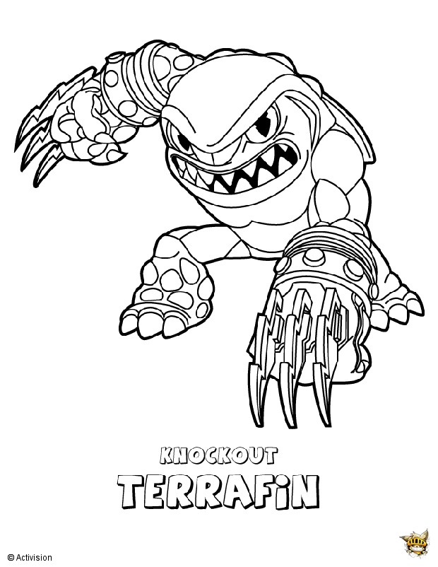 Terrafin Est Un Coloriage De Skylanders concernant Coloriage Skylanders À Imprimer Terrafin Est Un Coloriage De Skylanders concernant Coloriage Skylanders À Imprimer
