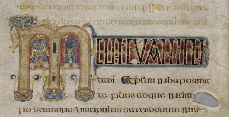 The-Book-Of-Kells-Excerpt-From-Folio-15 | Book Of Kells à Script In The Book Of Kells