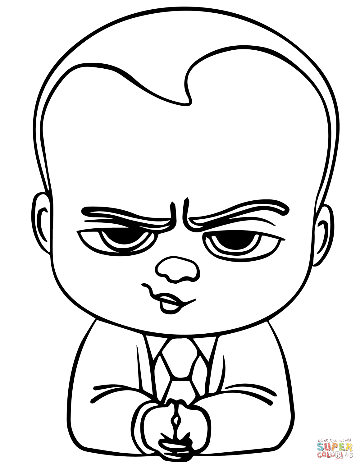 The Boss Baby Coloring Page | Free Printable Coloring Pages intérieur Coloriage Baby Boss A Imprimer