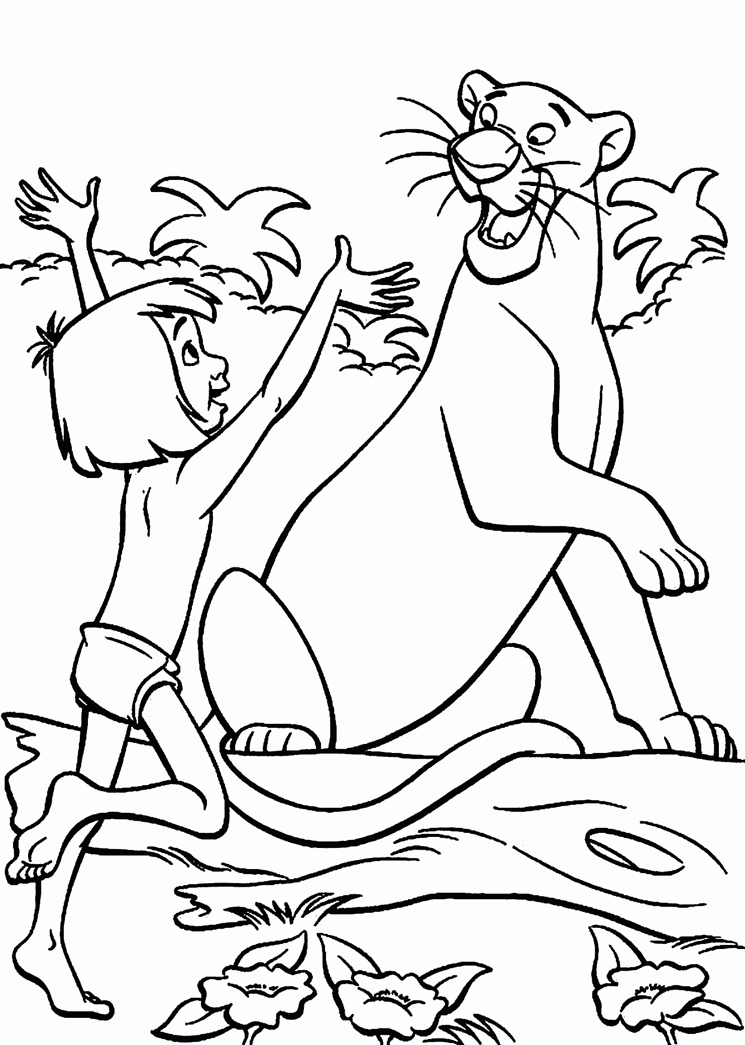 The Jungle Book Coloring Pages For Kids, Printable Free (С avec Book Coloriage