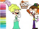The Loud House Coloring Book Luan Loud Clown Leni Loud dedans Coloriage Bienvenue Chez Les Loud