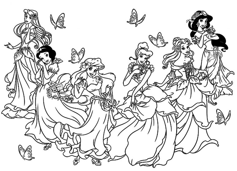 Toutes Les Princesses Disney – Retour En Enfance avec Coloriage Dysney