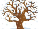 &quot;Tree Without Leaves In Winter Covered With Snow And à Dessin Arbre Hiver