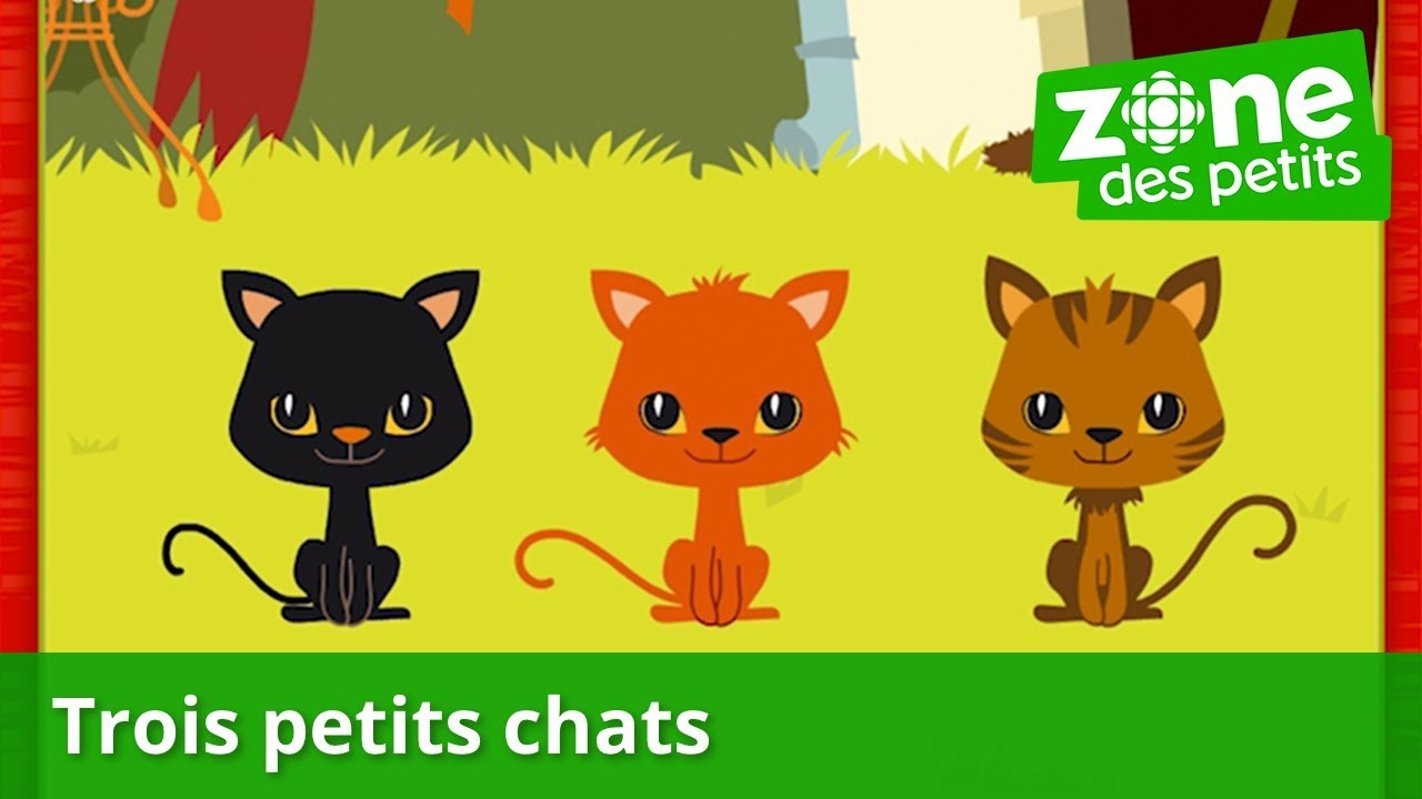 Trois Petits Chats (Avec Paroles) - Comptine Pour Enfants destiné