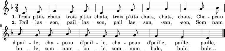 Trois Petits Chats - Les Paroles De La Chanson Sur Le Site encequiconcerne Parole Chanson 3 Petit Chat