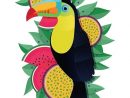 Tropical Toucan | Poster En 2020 | Animaux Geometrique encequiconcerne Coloriage Oiseaux Tropicaux