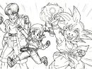 Trunks, Goku Y Pan Para Colorear ~ 4 Dibujo avec Coloriage Trunks Du Futur