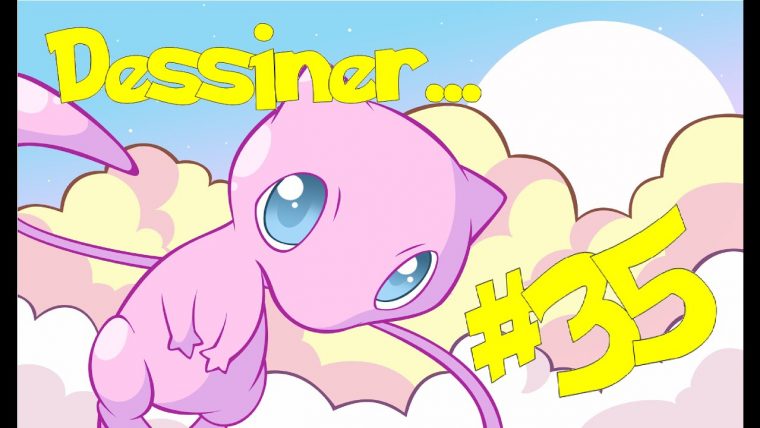 Tuto #35 : Dessiner Mew! – serapportantà Dessiner Des Pokémon