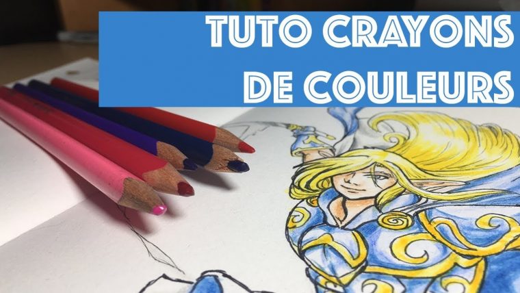 Tuto//Comment Bien Colorier Aux Crayons De Couleurs avec Crayon De Coloriage