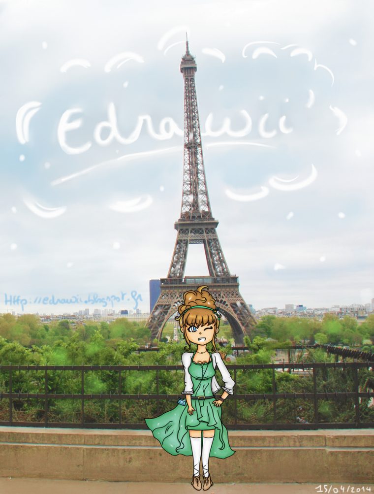 Un Blog, Des Dessins : Edrawii: Paris : Tour Eiffel concernant Tour Effel Dessin