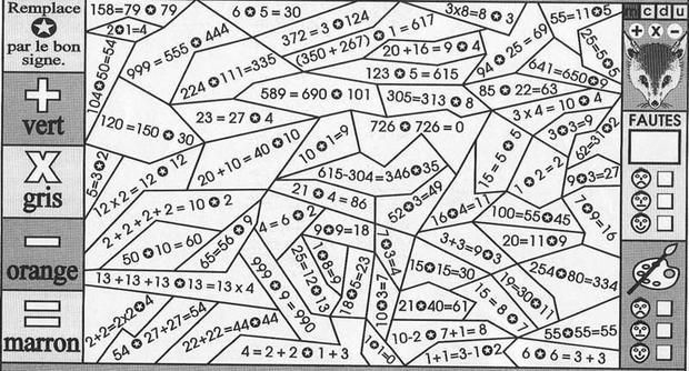 Un Coloriage Magique Pour Apprendre En S'Amusant Les intérieur Coloriage Avec Calcul