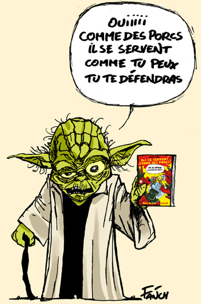 Un Livre Recommandé Par Maître Yoda destiné Maitre Yoda Dessin