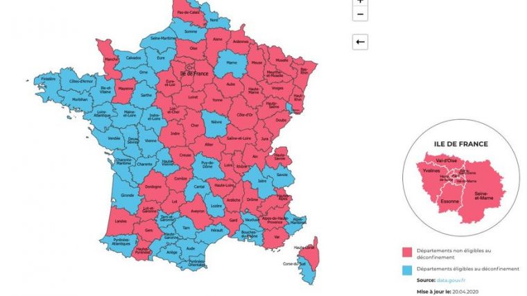 Une Carte Du Déconfinement Fait Réagir En Mayenne intérieur Une Carte De France