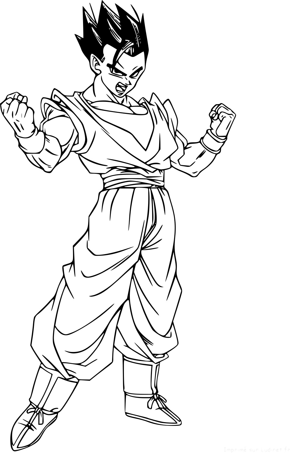 Unique Coloriage A Imprimer Dragon Ball Z Sangohan concernant Coloriage Dragon Ball Z Sangoku