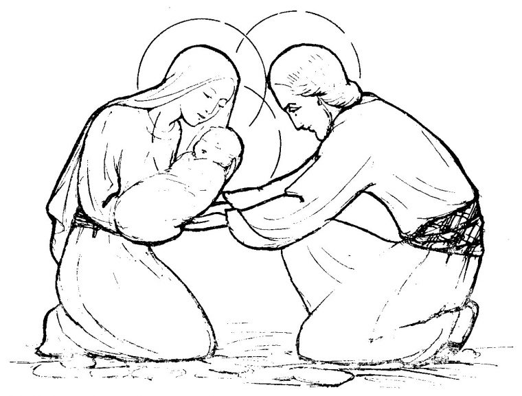 Unique Coloriage De Creche A Imprimer | Haut Coloriage Hd destiné Crèche À Colorier