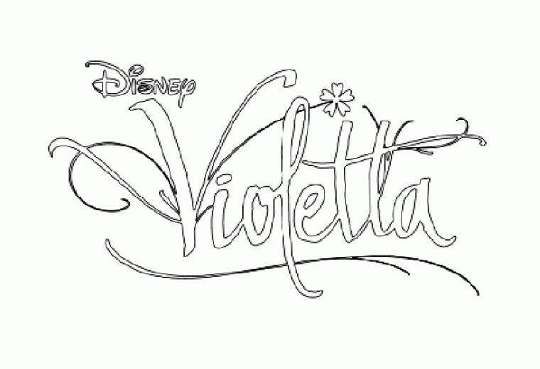 Violetta Disney 1 – Coloriage Violetta – Coloriages Pour dedans Dessin Violetta A Colorier