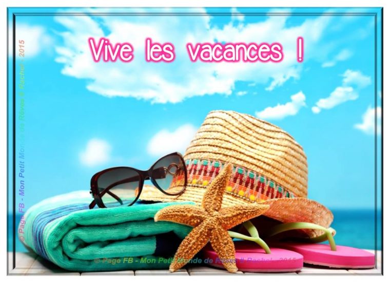 Vive Les Vacances ! – Vacances Image #5897 – Bonnesimages tout Poesie Vive Les Vacances