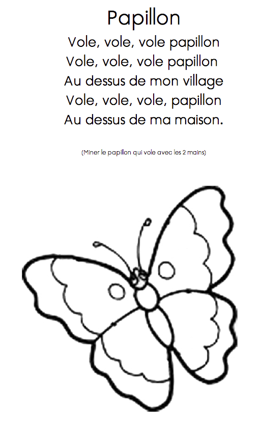 Vole Papillon – École Maternelle La Trébillane À Cabriès avec Comptine Papillon Vole Papillon – École Maternelle La Trébillane À Cabriès avec Comptine Papillon