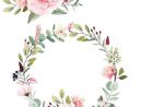 Watercolor Flower Clipart, Hand-Painted Peonies concernant Couronne De Fleurs Dessin