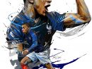 World Cup 2018 Illustrations: Félicitations Les Bleus (France) avec Coupe Du Monde Dessin