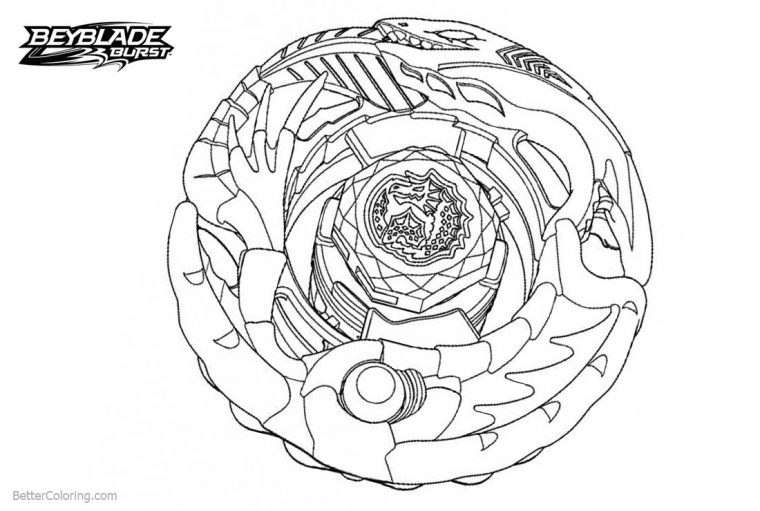 Xcalius Beyblade Burst Turbo Coloring Pages destiné Coloriage Beyblade Burst Turbo