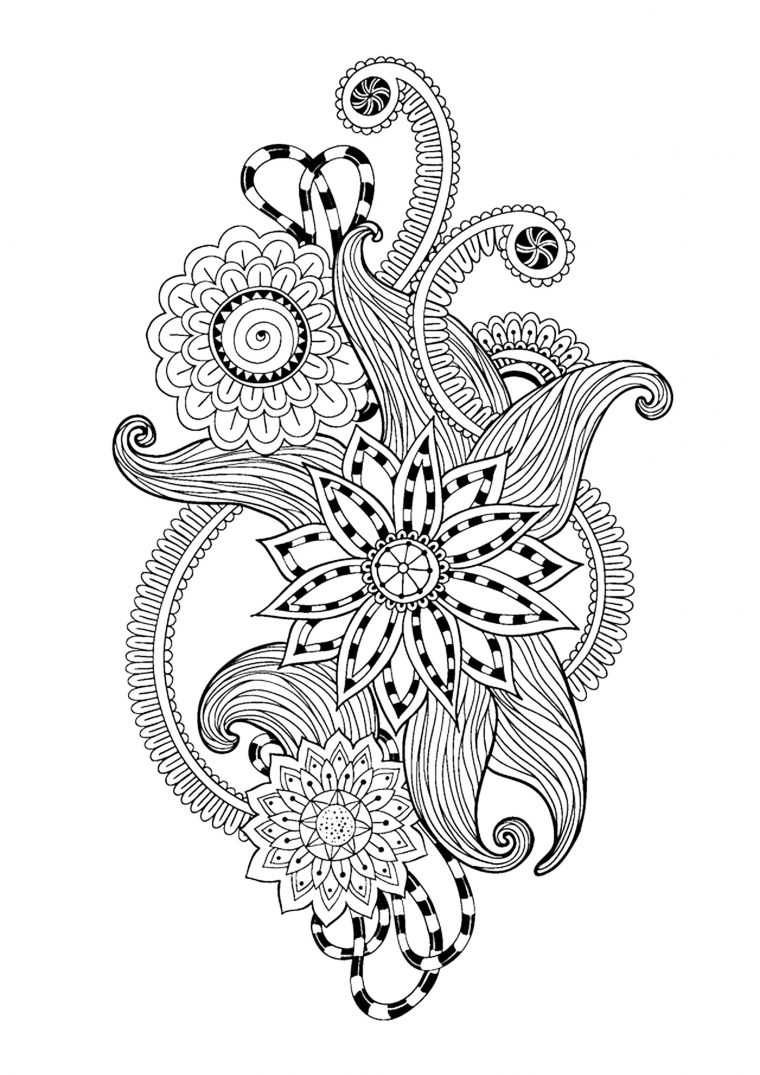 Zen Antistress Abstract Pattern Inspired – Zen And Anti destiné Coloriage Adulte Anti Stress