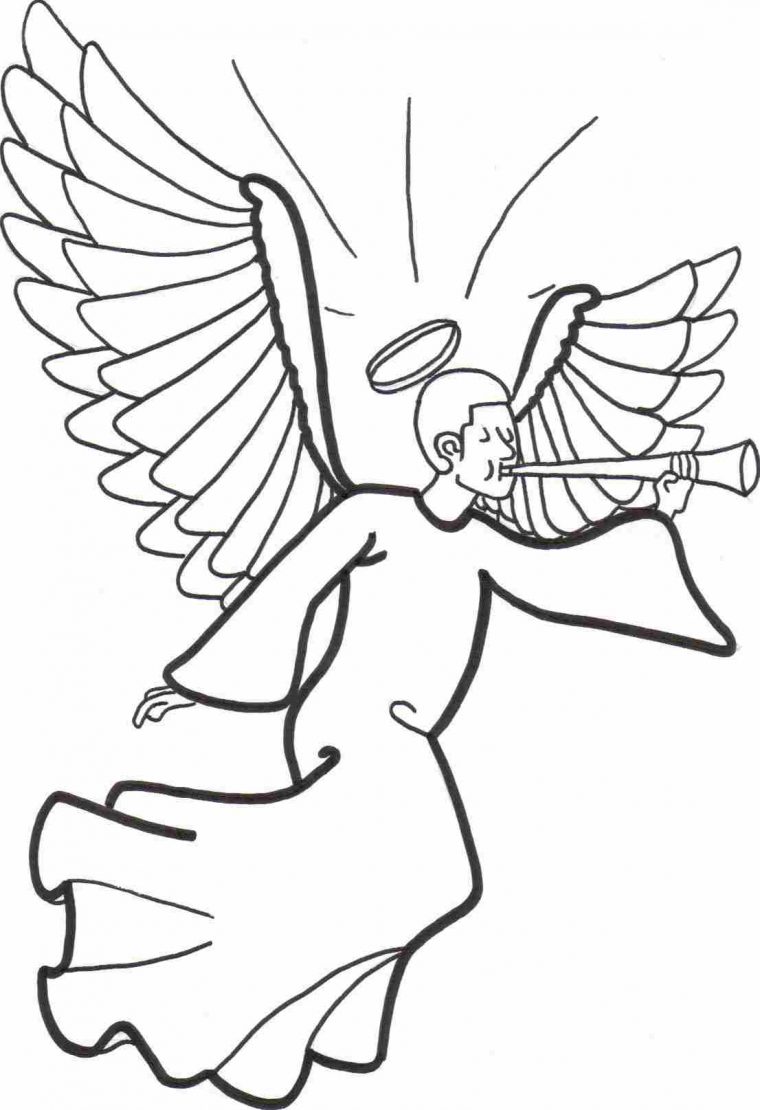 coloring pages angel