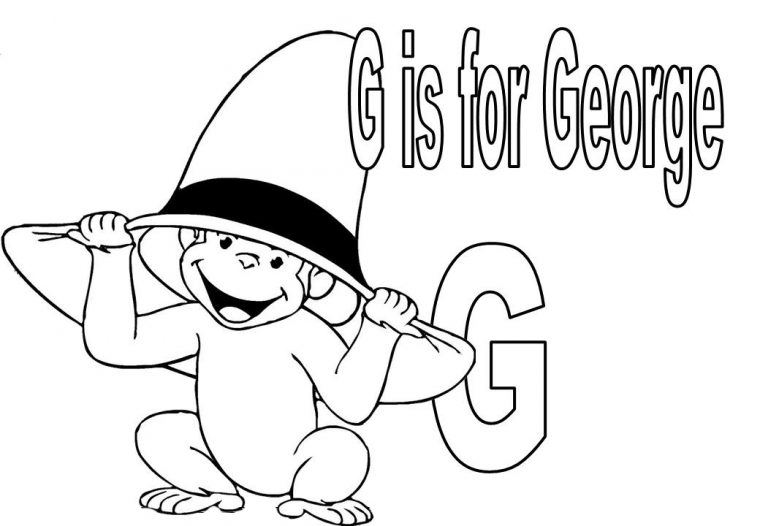 g coloring sheet for toddlers