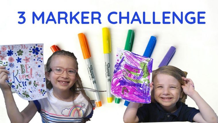 coloriage 3 marker challenge