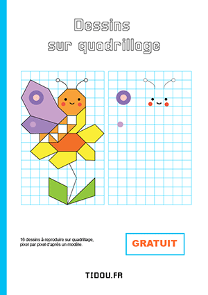 coloriage quadrillage