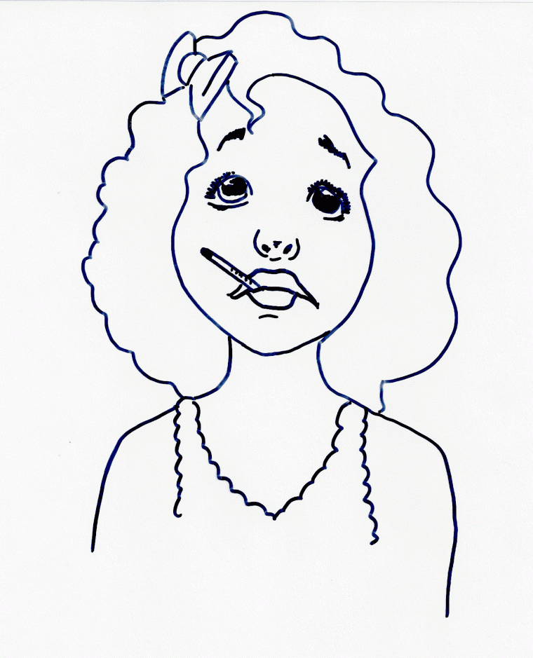 a bad case of the stripes coloring page