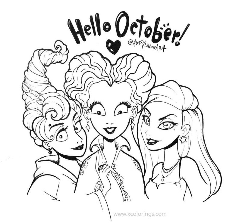 printable hocus pocus coloring pages printable hocus pocus coloring pages