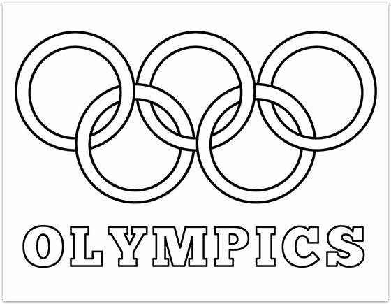 free printable olympic coloring pages