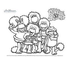 fraggle rock coloring pages fraggle rock coloring pages