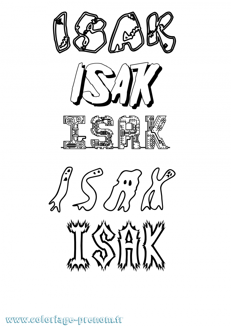 coloriages isauka