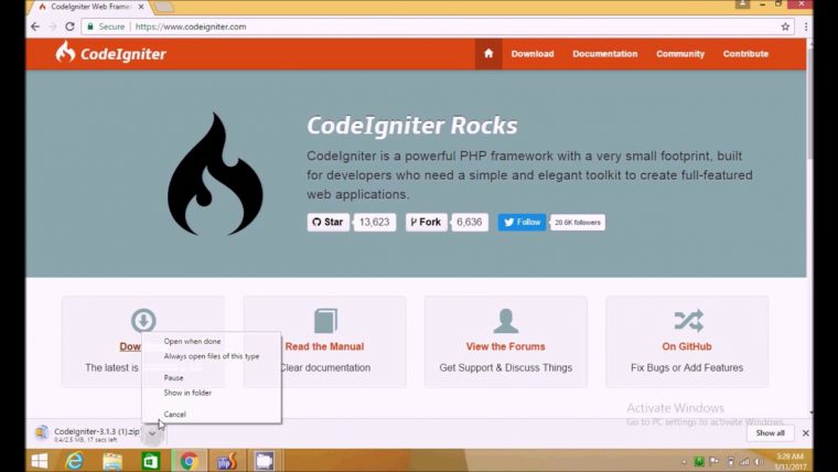 user guide codeigniter 3
