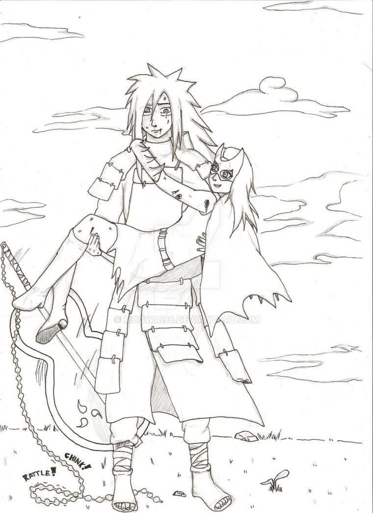 madara uchiha coloring pages