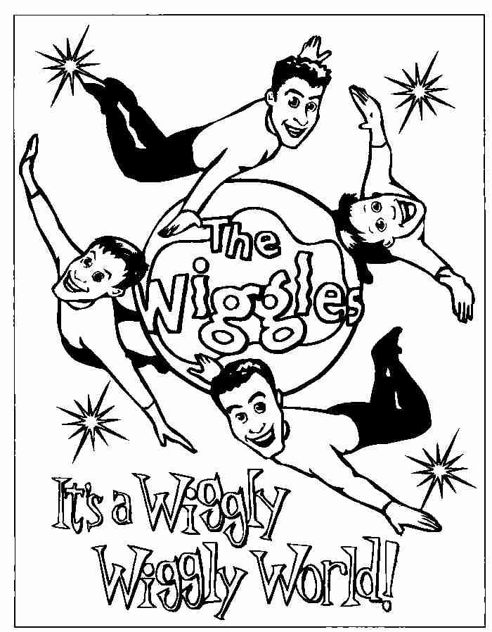 wiggles coloring pages wiggles coloring pages