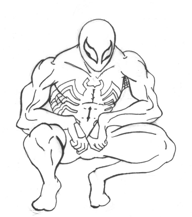 spiderman vs venom coloring pages printable spiderman vs venom coloring pages printable