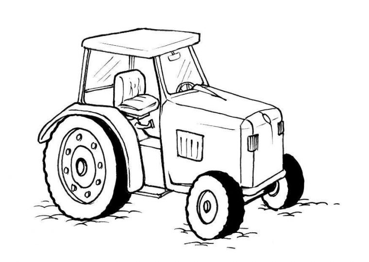 coloriages tracteurs