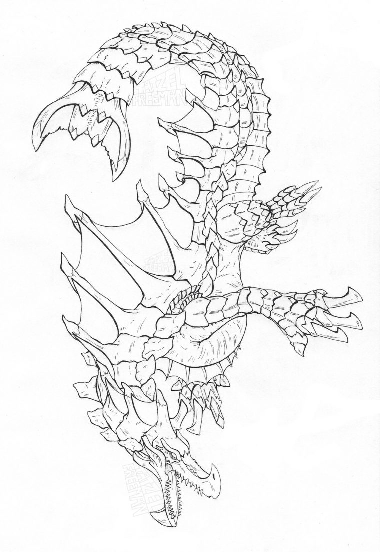 monster hunter coloring pages monster hunter coloring pages