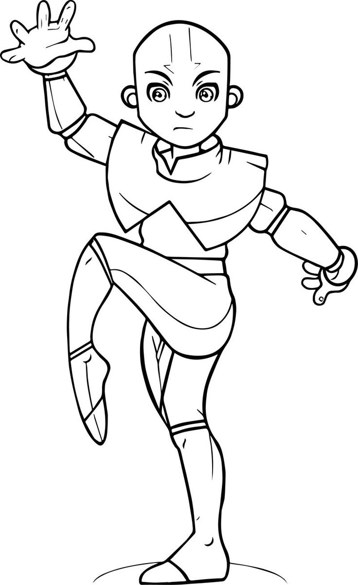 aang coloring pages aang coloring pages