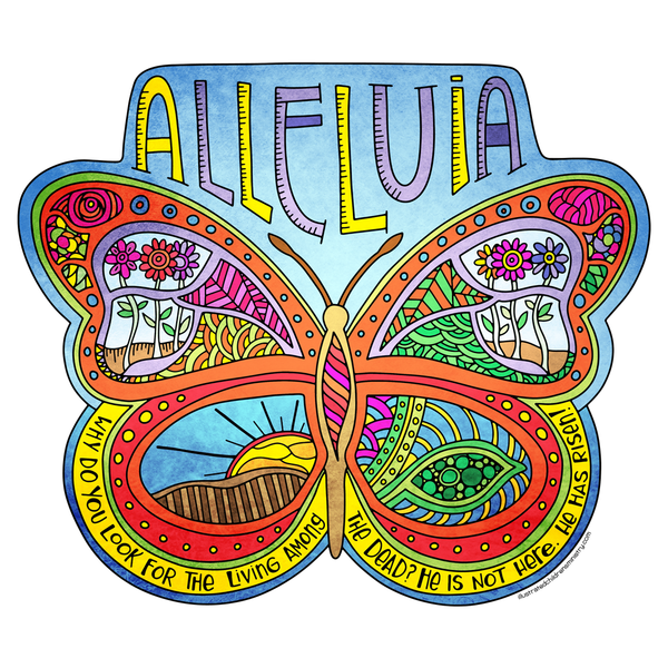 alleluia coloring page