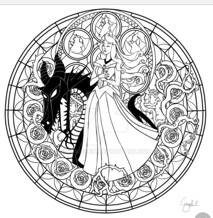 disney stained glass coloring pages disney stained glass coloring pages
