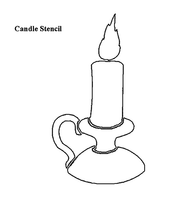 birthday candle coloring page birthday candle coloring page