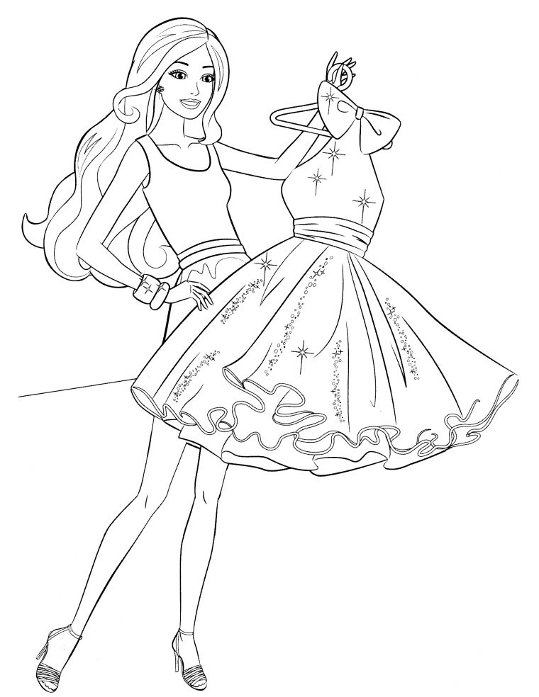 barbie dreamhouse coloring page barbie dreamhouse coloring page