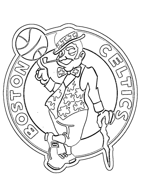 celtics coloring page celtics coloring page
